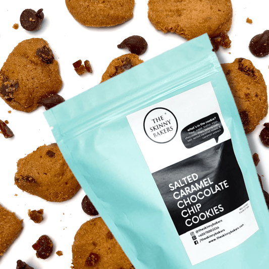 Cookie Bag - Salted Caramel Chocolate Chip - The Skinny Bakers, 