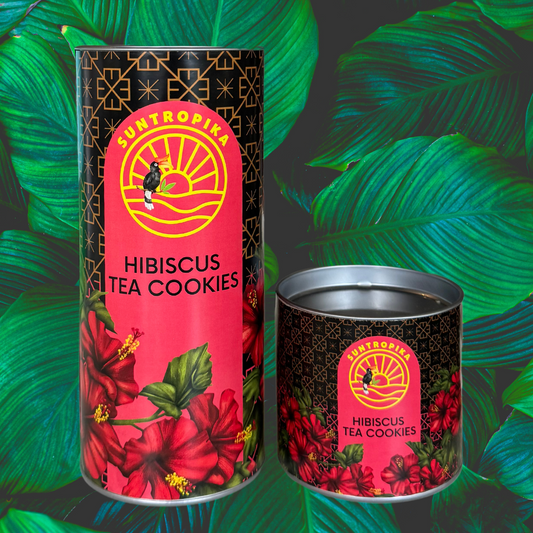 SunTropika Canister - Hibiscus Tea Cookies - The Skinny Bakers