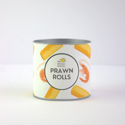 The Honest Snacks Canister - Prawn Rolls - The Skinny Bakers, 