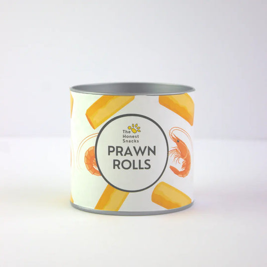 The Honest Snacks Canister - Prawn Rolls - The Skinny Bakers