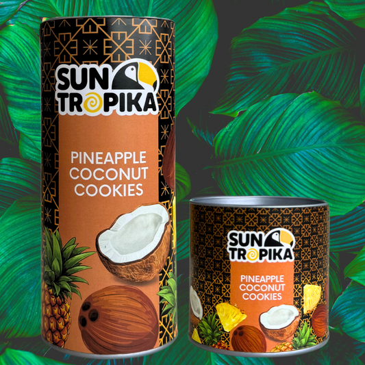 SunTropika Canister - Pineapple Coconut Cookies (eggless)